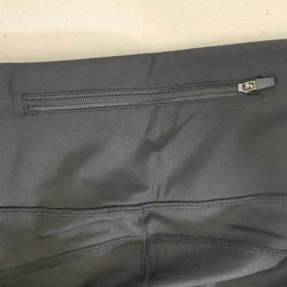 Women's Active Workout Leggings Mesh Moto - Black - Picture 4 of 5